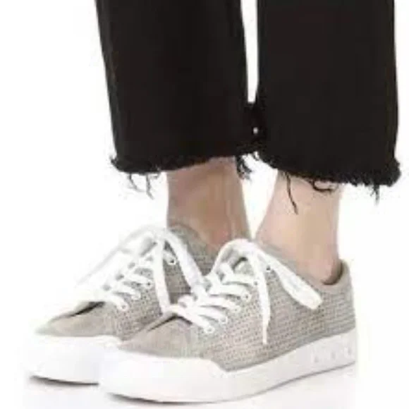 Womens rag&bone Standard Issue Laceup Suede Sneaker in CMNTO sz 9.5 - Picture 3 of 10